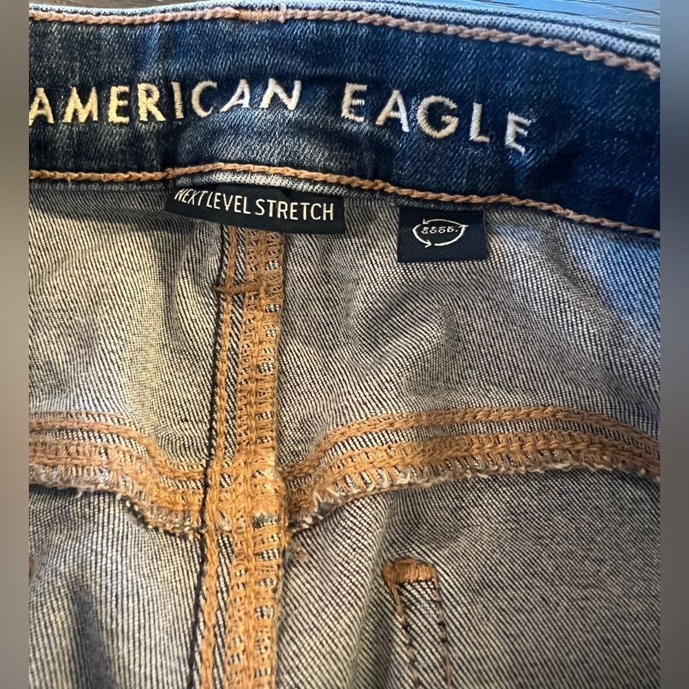 American Eagle Women’s High Rise Next Level Stretch Jeggings Size 8 Regular - Picture 9 of 11